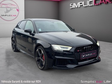 Audi rs3 sportback 2.5 tfsi 400 s tronic 7 quattro / suivi complet audi occasion simplicicar lille  simplicicar simplicibike...