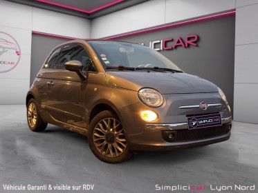 Fiat 500 1.2 8v 69 ch lounge occasion simplicicar lyon nord  simplicicar simplicibike france