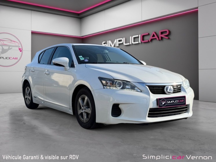 Lexus ct 200 h  hybride  camera de recul  garantie 12 mois occasion simplicicar vernon simplicicar simplicibike france