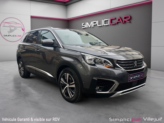 Peugeot 5008 2017 1.2 puretech 130ch ss bvm6 allure, garantie 12 mois, courroie changer, apple carplay, 7 places occasion...