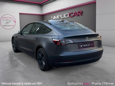 Tesla model 3 autonomie standard plus rwd / ppf gris mat / garantie 12 mois occasion paris 17ème (75)(porte maillot)...