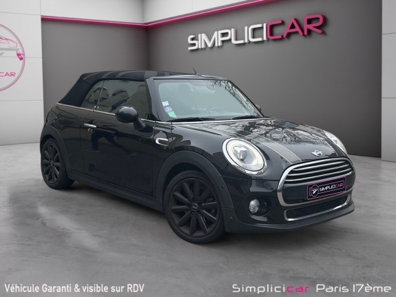 Mini cabriolet f57 lci cooper 136 ch bva7 edition heddon street / garantie 12 mois occasion paris 17ème (75)(porte maillot)...