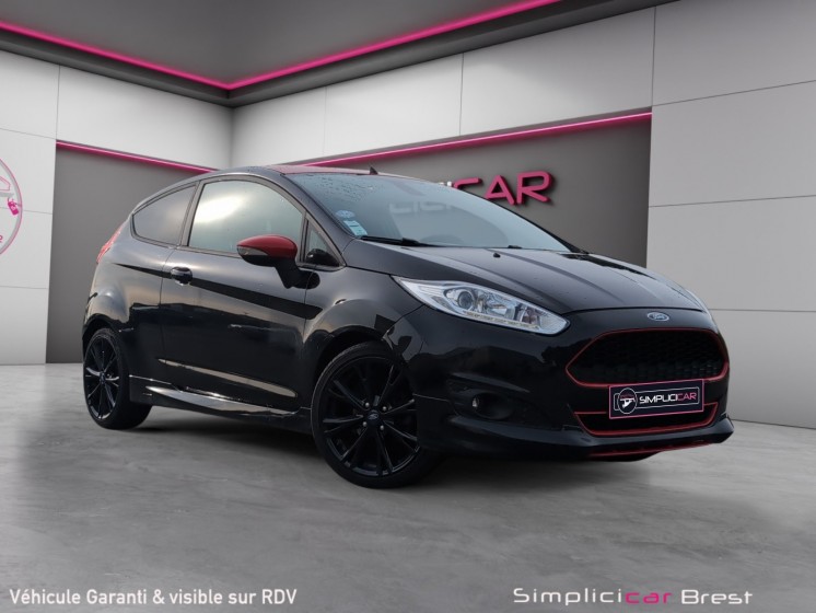 Ford fiesta 1.0 ecoboost 140 ss black edition-garantie 12 mois occasion simplicicar brest simplicicar simplicibike france