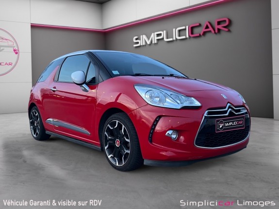 Citroen ds3 e-hdi 115 airdream sport chic occasion simplicicar limoges  simplicicar simplicibike france