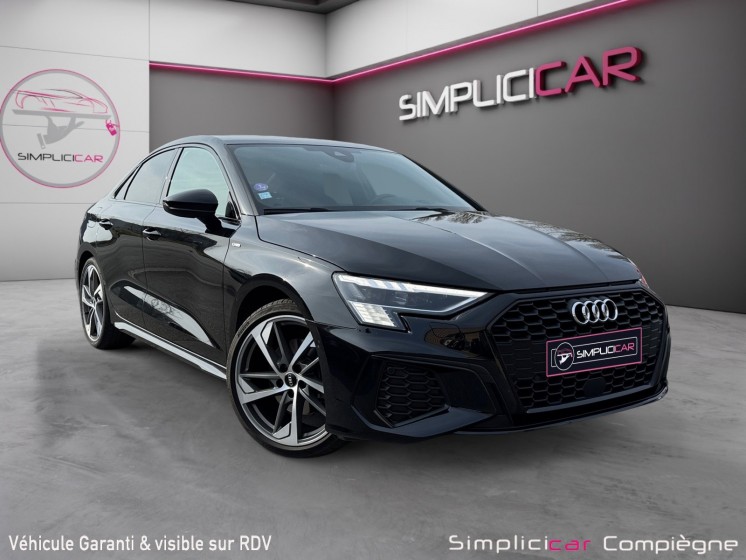 Audi a3 berline 35 tfsi mild hybrid 150 s tronic 7 s line - suivi audi - carplay - matrix led - bo occasion simplicicar...