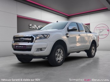 Ford ranger super cabine 2.2 tdci 160 bva6 4x4 limited occasion parc voitures beauvais simplicicar simplicibike france