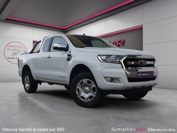 Ford ranger super cabine 2.2 tdci 160 4x4 limited bva6 occasion parc voitures beauvais simplicicar simplicibike france