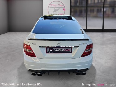 Mercedes classe c coupe c63 amg ii 487ch toit ouvrant occasion  simplicicar vaucresson nice - pfvauto simplicicar...