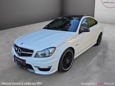 Mercedes classe c coupe c63 amg ii 487ch toit ouvrant occasion  simplicicar vaucresson nice - pfvauto simplicicar...