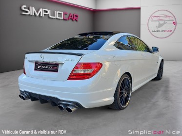 Mercedes classe c coupe c63 amg ii 487ch toit ouvrant occasion  simplicicar vaucresson nice - pfvauto simplicicar...