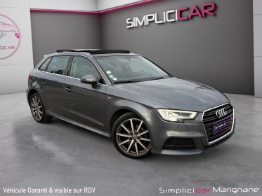 Audi a3 sportback 2.0 tdi 150 s tronic 6 s-line suivi audi complet toit ouvrant virtual cockpit garantie 12 mois occasion...