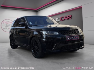 Land rover range rover sport 2015 mark iv v8 s/c 5.0l svr a caméra de recul garantie 12 mois occasion simplicicar villejuif ...