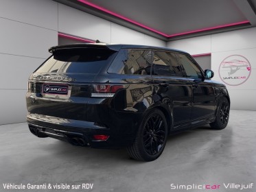 Land rover range rover sport 2015 mark iv v8 s/c 5.0l svr a caméra de recul garantie 12 mois occasion simplicicar villejuif ...