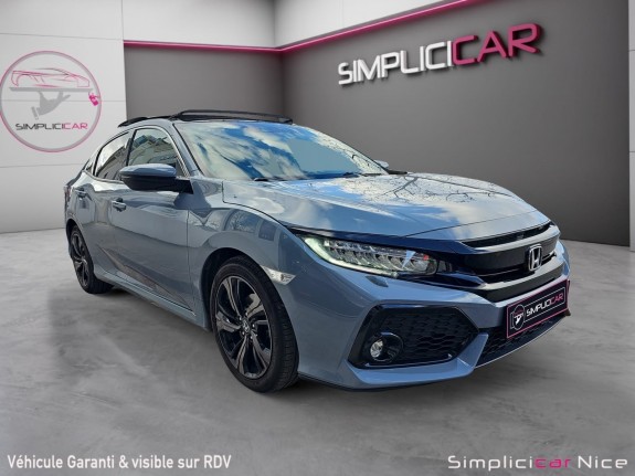 Honda civic 2018 1.0 i-vtec exclusive premium toit ouvrant occasion  simplicicar vaucresson nice - pfvauto simplicicar...