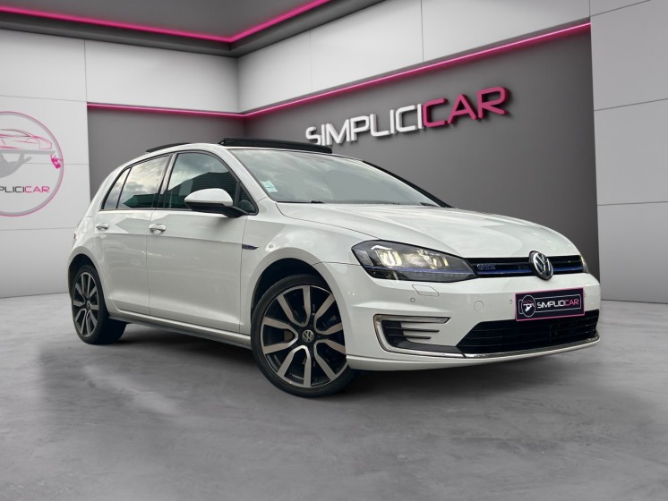 Volkswagen golf gte 1.4 tsi 204 hybride rechargeable dsg6 -toit ouv-garantie 1an- sièges av chauffants-2 câbles occasion ...