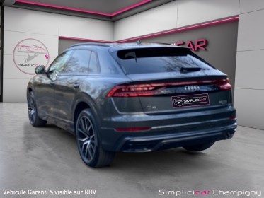 Audi q8 q8 50 tdi 286 tiptronic 8 quattro s line toit ouvrant / sièges sport s plus cuir valcona /carplay /entretien audi...