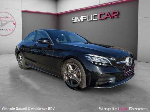 Mercedes classe c 220 d 9g-tronic amg line, line assist, régulateur adaptatif, occasion simplicicar rennes simplicicar...