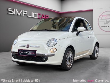 Fiat 500 1.2 8v 69 ch lounge occasion cannes (06) simplicicar simplicibike france