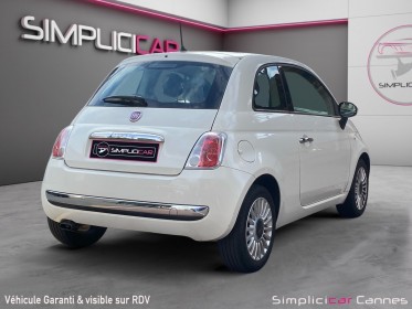 Fiat 500 1.2 8v 69 ch lounge occasion cannes (06) simplicicar simplicibike france