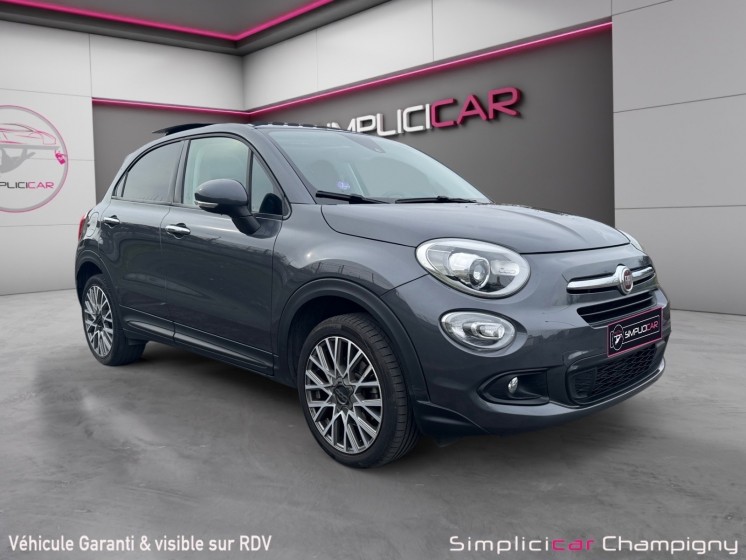 Fiat 500x my17 1.4 multiair 140 ch dct lounge - toit ouvrant - caméra de recul - entretien à jour fiat occasion...