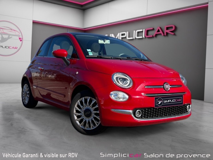 Fiat 500 my17 1.2 69 ch lounge / boite automatique / toit panoramique / radar ar /  garantie occasion simplicicar salon de...