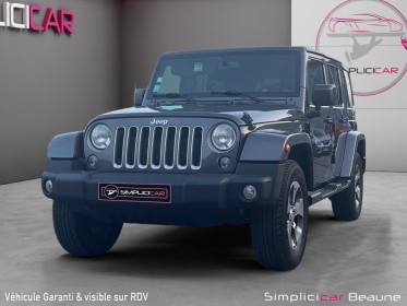 Jeep wrangler 2.8 crd 200 - 4x4 command trac unlimited bva sahara occasion simplicicar beaune simplicicar simplicibike france