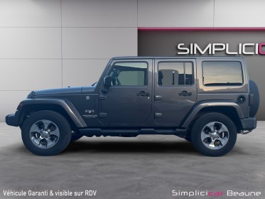 Jeep wrangler 2.8 crd 200 - 4x4 command trac unlimited bva sahara occasion simplicicar beaune simplicicar simplicibike france