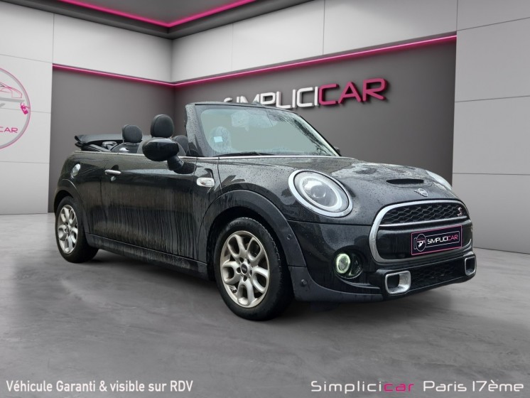 Mini cabriolet f57 lci cooper s 192 ch bva7 edition heddon street occasion paris 17ème (75)(porte maillot) simplicicar...