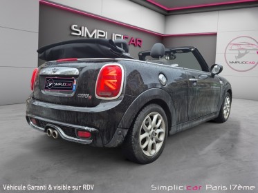 Mini cabriolet f57 lci cooper s 192 ch bva7 edition heddon street occasion paris 17ème (75)(porte maillot) simplicicar...