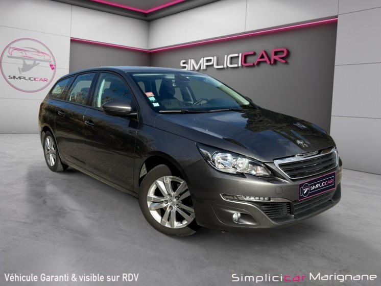 Peugeot 308 sw 1.6 bluehdi 120ch ss bvm6 active garantie 12 mois bluetooth / gps / attelage / reg-lim radar ar occasion...