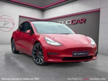 Tesla model 3 performance awd garantie jusqu'en 2030 occasion abbeville simplicicar simplicibike france