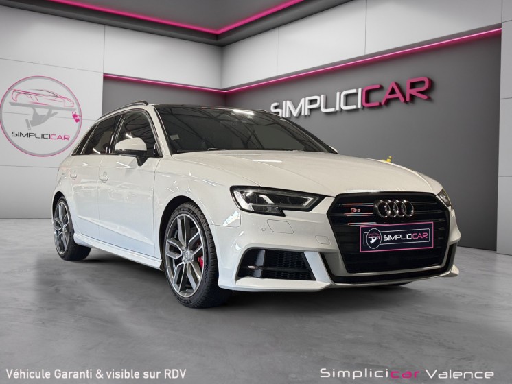 Audi s3 sportback 2.0 tfsi 310 s tronic 7 quattro/ toit ouvrant/matrix led -- garantie 12mois -- occasion simplicicar valence...