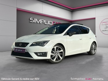 Seat leon fr 2.0 tdi 150 - toit ouvrant - sièges Électrique cuir alcantara -  garantie 12 mois occasion simplicicar nimes -...