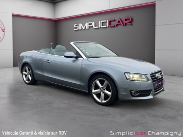 Audi a5 cabriolet 2.0 tdi 170 dpf s line - premiere main - entretien a jour occasion champigny-sur-marne (94) simplicicar...