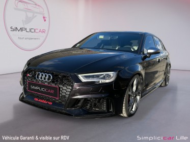 Audi rs3 sportback 2.5 tfsi 400 s tronic 7 quattro occasion simplicicar lille  simplicicar simplicibike france