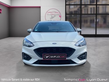 Ford focus st-line x 155 - 1,0 eco boost blanc metropolis - garantie 12 mois occasion simplicicar lyon ouest simplicicar...