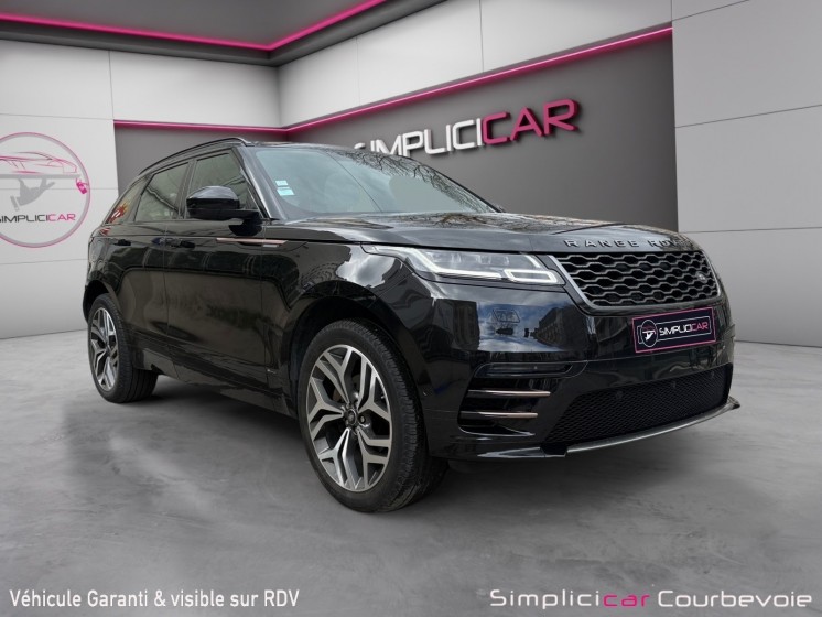 Land rover range rover velar 2.0d 240ch r-dynamic - toit ouvrant panoramique - entretien complet land rover  - garantie 12...