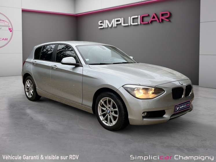 Bmw serie 1 f20 114d 95 ch 112g lounge plus - historique bmw - radar ar - clim auto - feux auto occasion champigny-sur-marne...