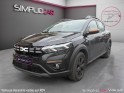 Dacia sandero stepway extreme  eco-g 100 cv 1 ère main, carplay, caméra recul, radar av/ar, garantie dacia occasion...