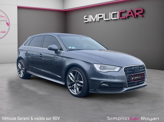 Audi a3 sportback 2.0 tdi 150 s line s tronic 6 occasion simplicicar royan simplicicar simplicibike france