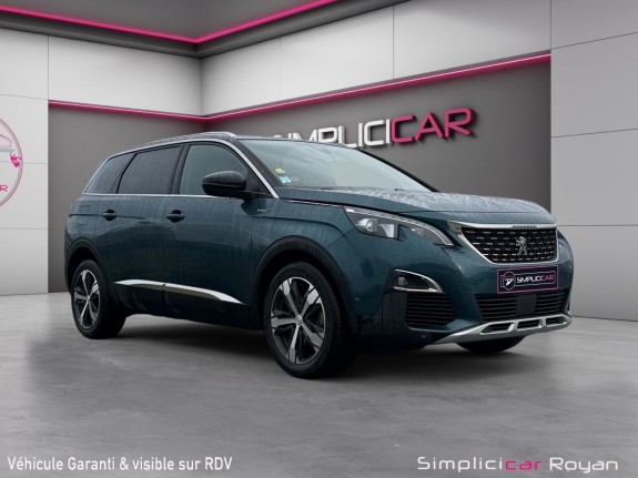 Peugeot 5008 1.5 bluehdi 130ch ss bvm6 gt line carplay garantie 1 an occasion simplicicar royan simplicicar simplicibike france