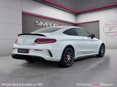 Mercedes classe c coupe amg 63 s speedshift mct garantie 12 mois occasion simplicicar royan simplicicar simplicibike france