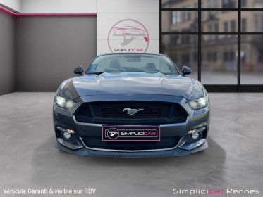 Ford mustang convertible v8 gt 5.0  421 ch- carplay - camera de recule - sieges chauffants et ventilés occasion simplicicar...