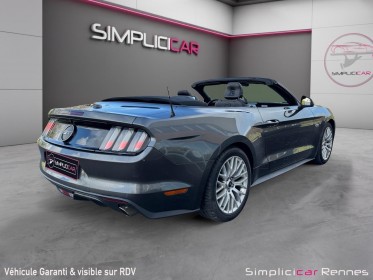 Ford mustang convertible v8 gt 5.0  421 ch- carplay - camera de recule - sieges chauffants et ventilés occasion simplicicar...