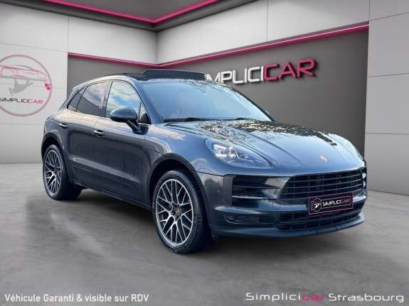 Porsche macan s 3.0 354 ch pdk attelage - pdls  - pasm - bose - pack chrono - pack sport design - toit ouvrant - camera -...