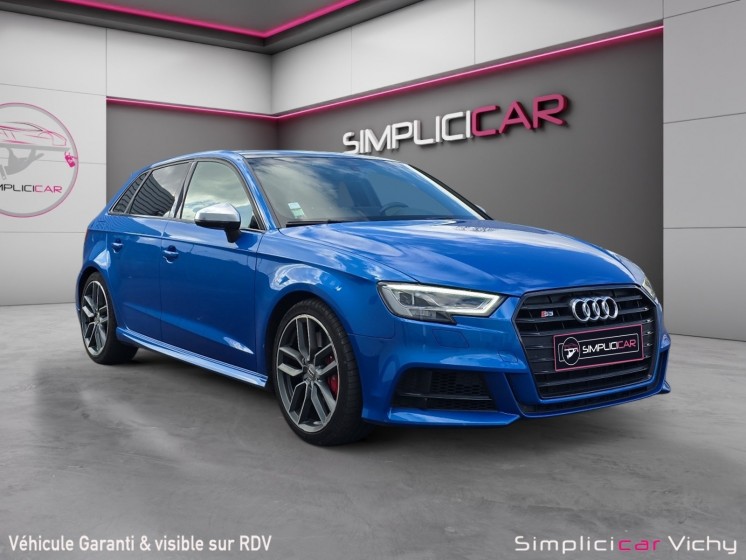 Audi s3 sportback 2.0 tfsi 310 ch s tronic 7 quattro révisée garantie 12 mois occasion simplicicar vichy simplicicar...