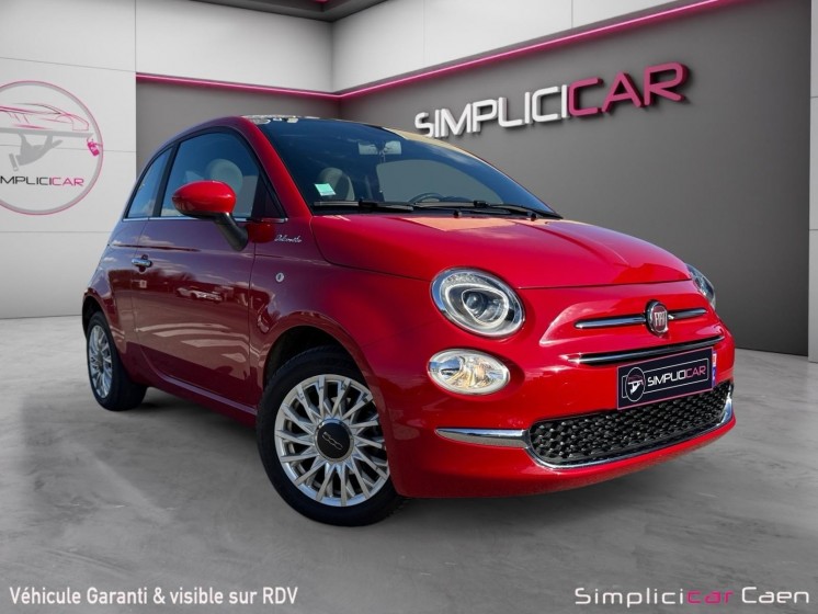 Fiat 500 1.0 70ch hybride bsg dolcevita garantie 12 mois occasion simplicicar caen  simplicicar simplicibike france