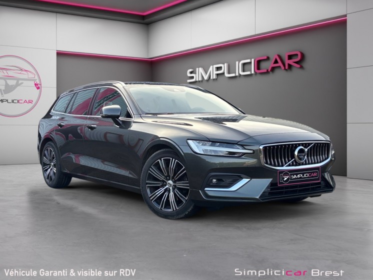 Volvo v60 micro hybride inscription luxe - full options - attelage - toit ouvrant panoramique - garantie 12 mois occasion...