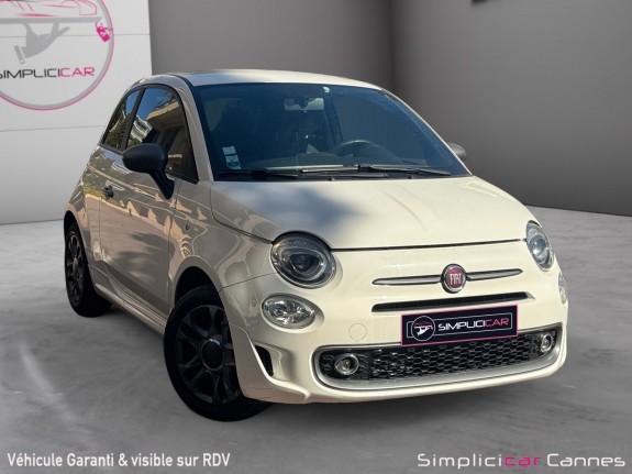 Fiat 500 my17 1.2 69 ch sport occasion cannes (06) simplicicar simplicibike france