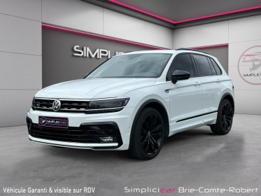 Volkswagen tiguan black r-line 2.0 tdi 150 dsg7 4motion occasion simplicicar brie-comte-robert simplicicar simplicibike france